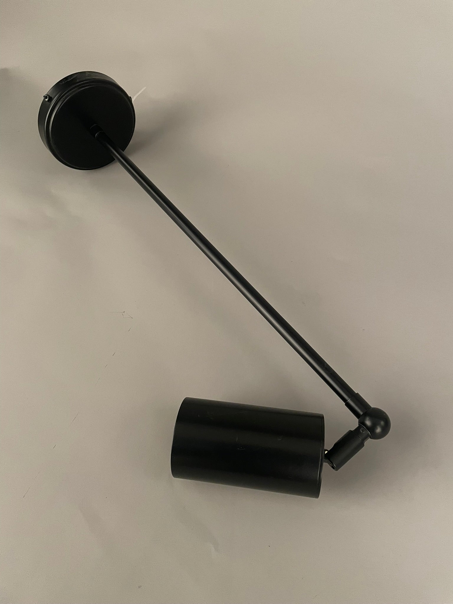 Bespoke Directional Wall Light, Matte Black 50cm IP20 - Subtle Wear
