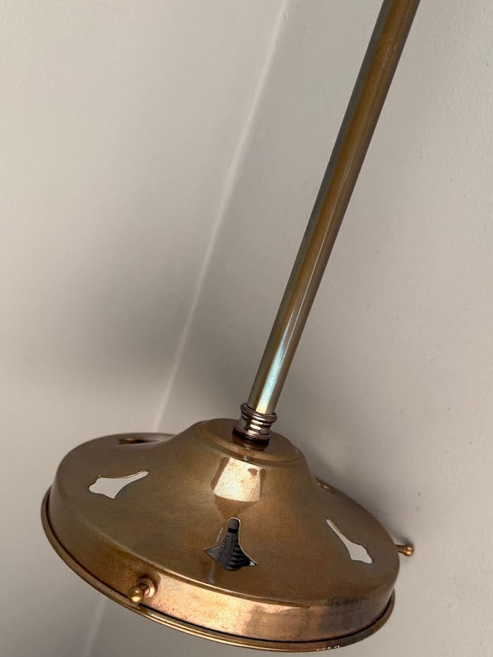 Bespoke Luanda Opal Glass Globe Bar Pendant Light 40cm IP20 - Subtle Wear