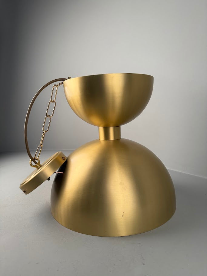 Dallas Modern Brass Dome Pendant Light 30cm IP20 - SW