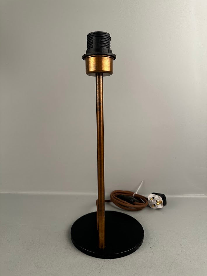 Bespoke Vintage Brass Table Lamp - Wear and Tear