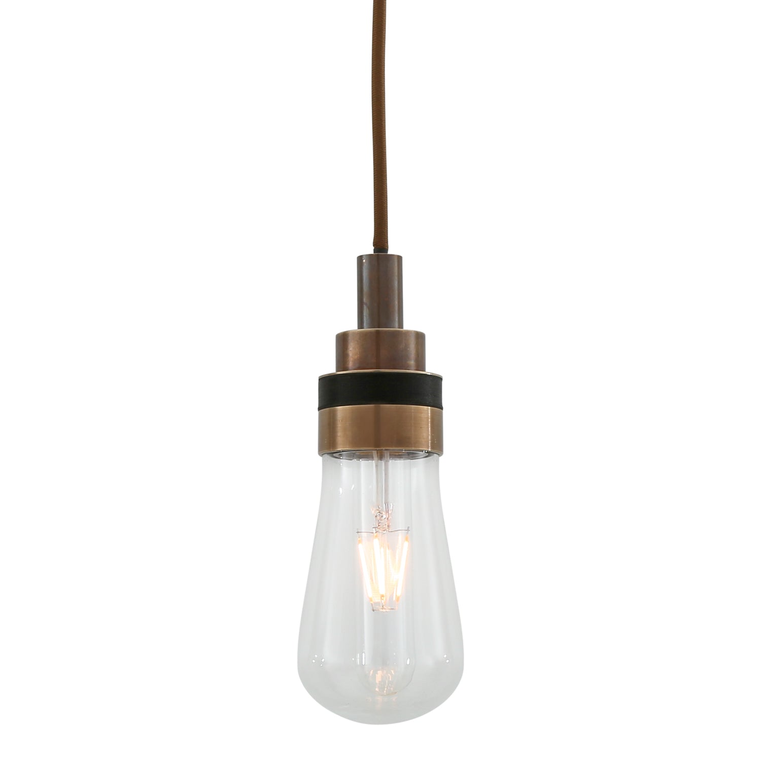 Bo Glass Bathroom Pendant Light 22cm IP65 - Like New
