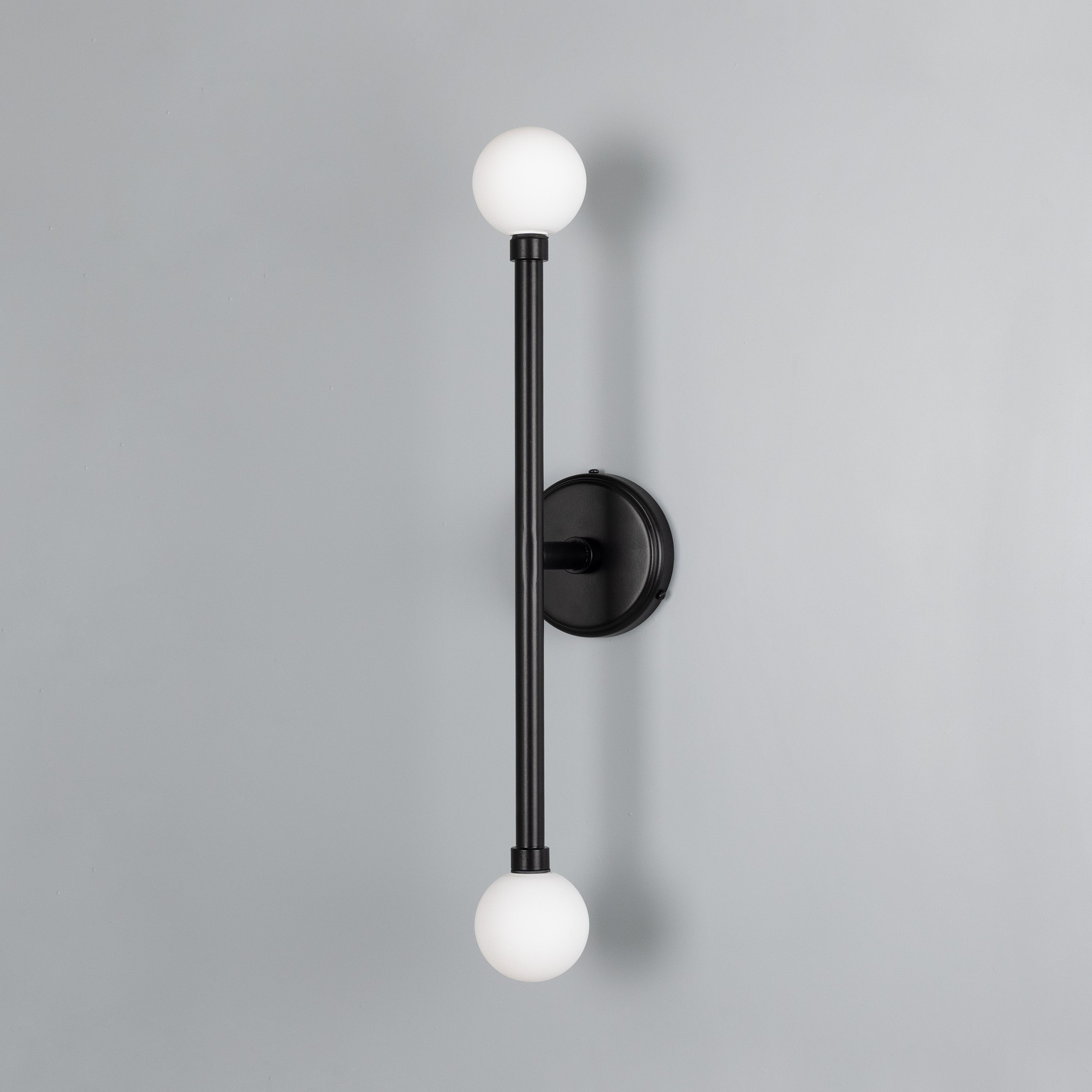 Monto Double Globe Slim Bathroom Wall Light 61cm IP44 - Subtle Wear
