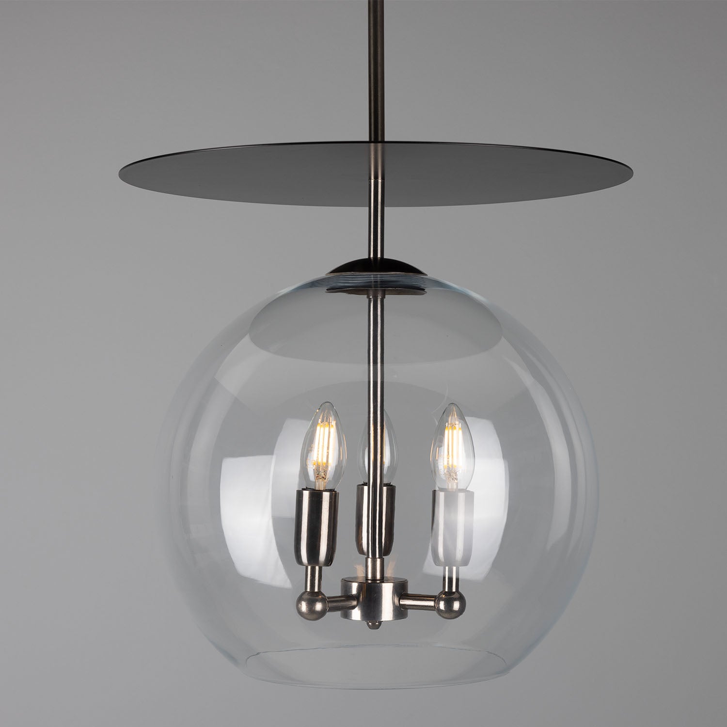 Casablanca Modern Open Glass Globe Mini Chandelier 40cm IP20 - Like New