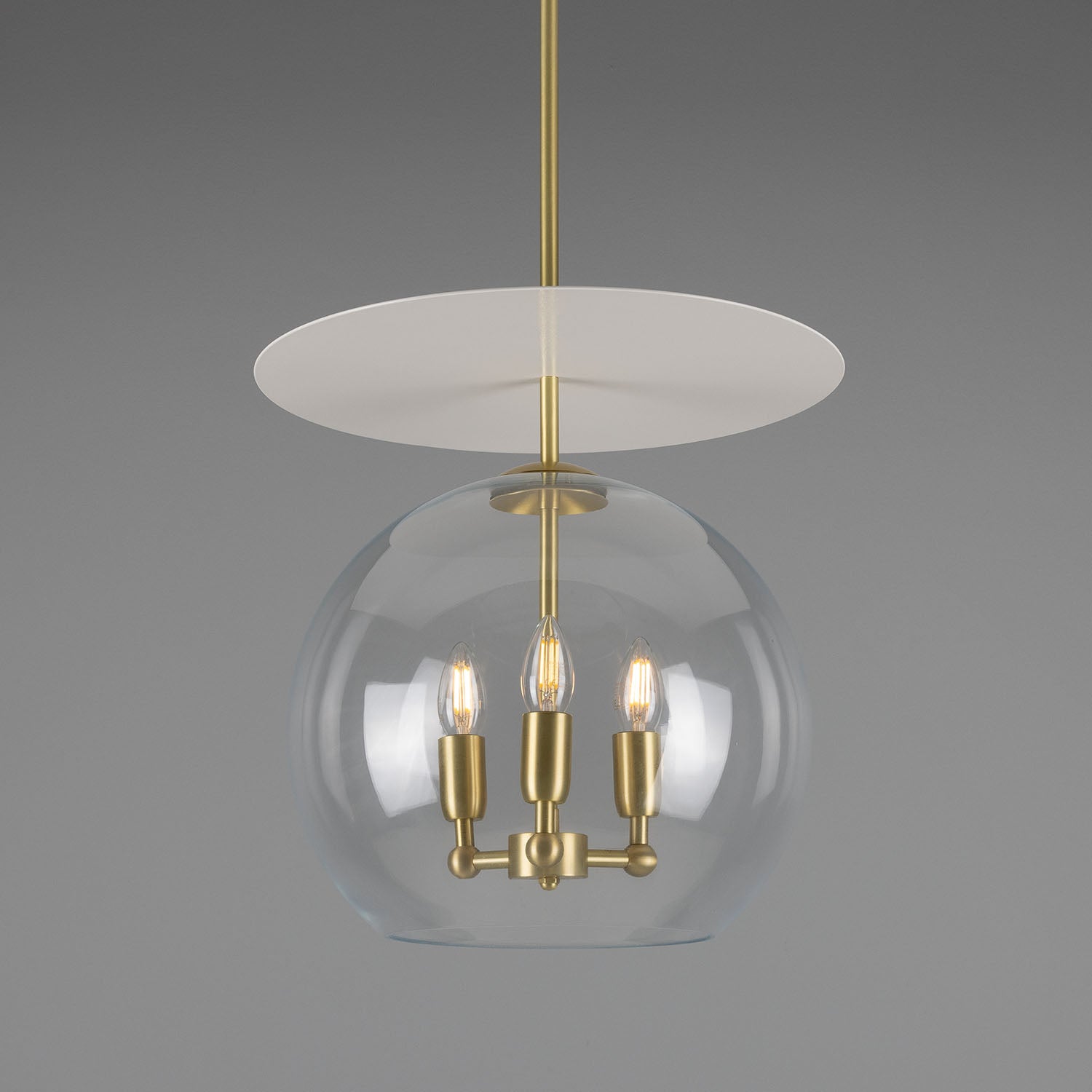 Casablanca Modern Open Glass Globe Mini Chandelier 40cm IP20 - Like New