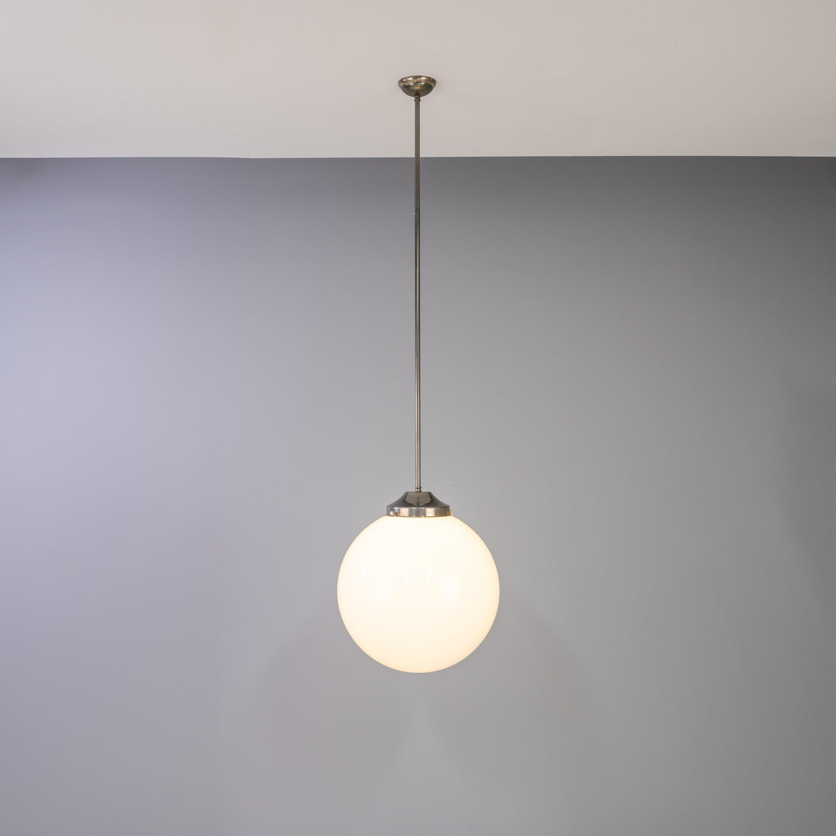Luanda Opal Glass Globe Bar Pendant Light 40cm IP20 - Subtle Wear