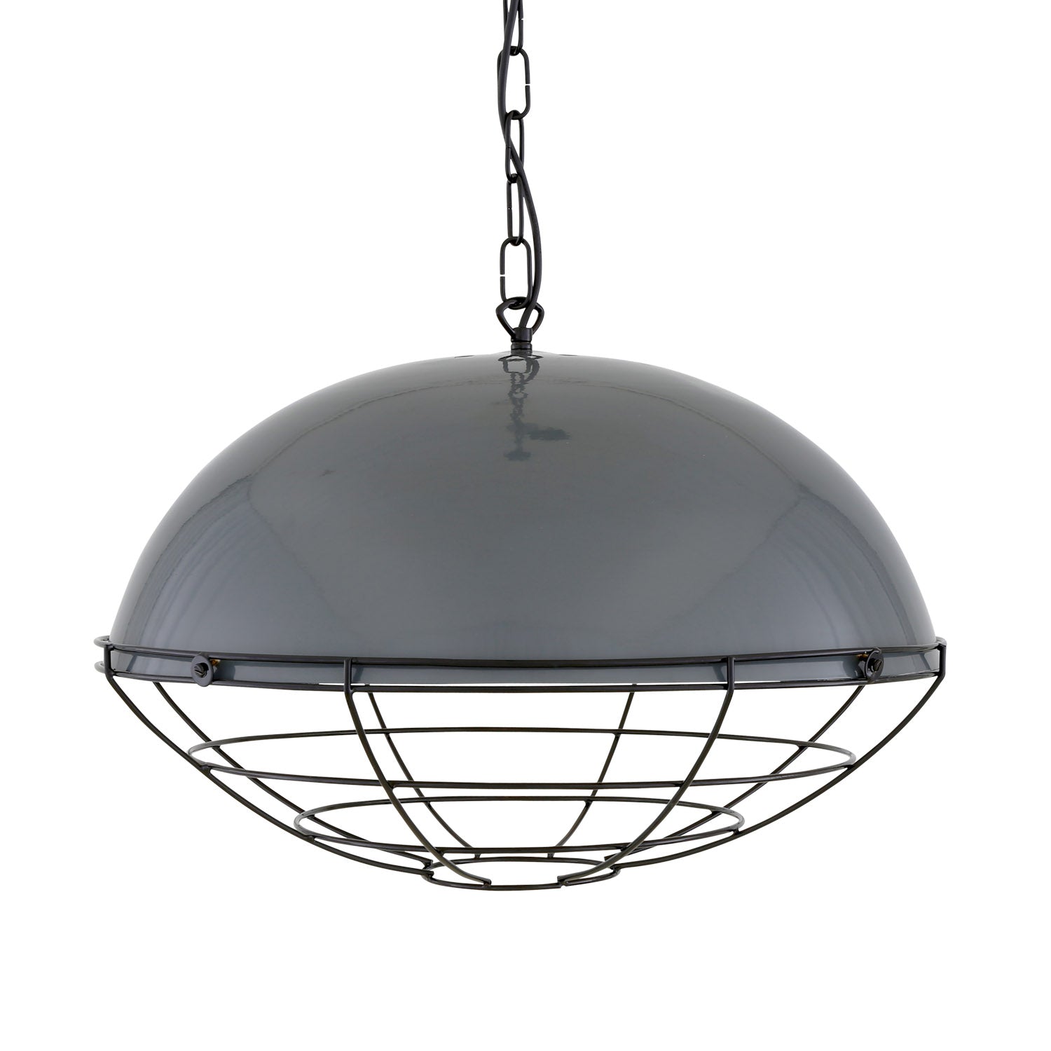 Austin Large Factory Cage Pendant Light 53cm IP20 - Subtle Wear