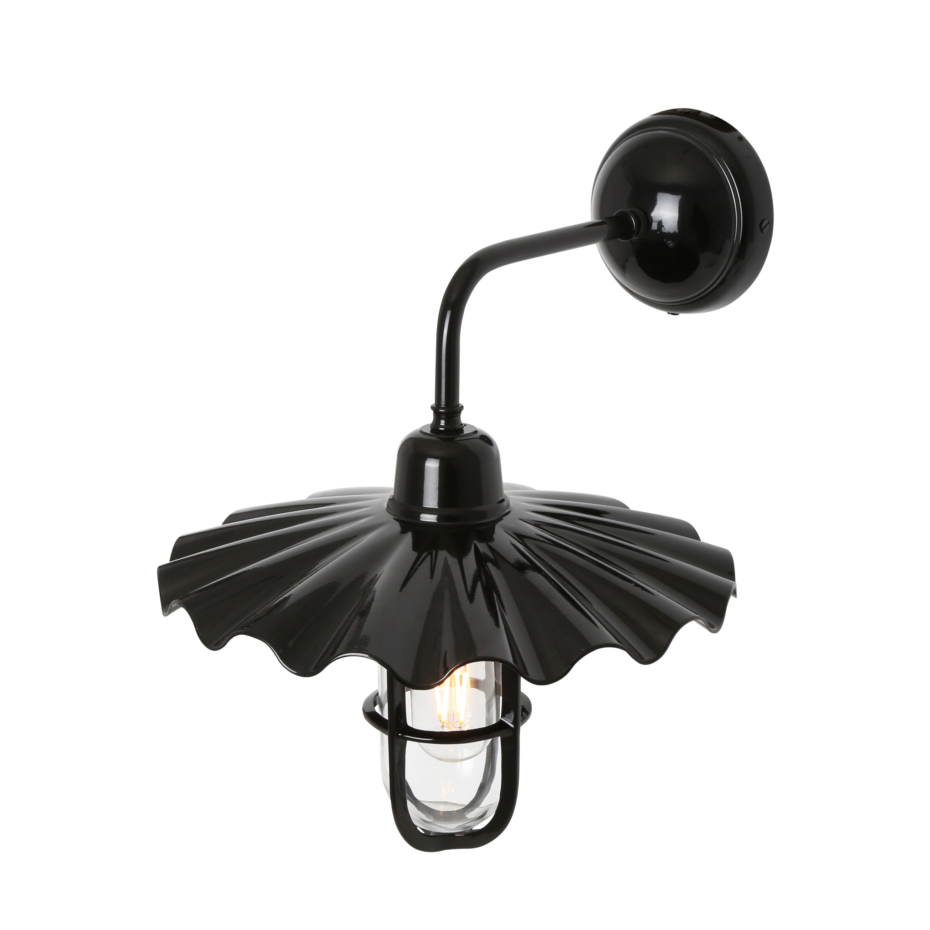 Ardle A Outdoor Well Glass Wall Light 30cm IP65 - Subtle Wear