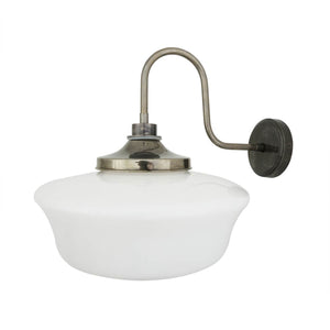 Anath Schoolhouse Swan Neck Wall Light IP44 - View 3