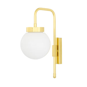 Auburn Wall Light | Polished Brass | Clear Glass - View 4