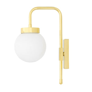 Auburn Wall Light | Polished Brass | Clear Glass - View 5