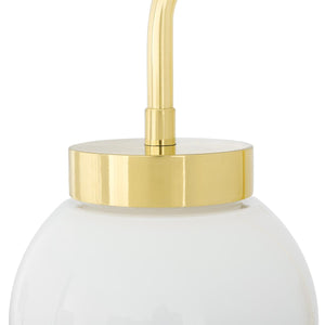Auburn Wall Light | Polished Brass | Clear Glass - View 7