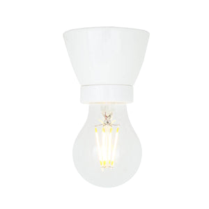 Baltimore Flush Light Fitting | Black - View 2