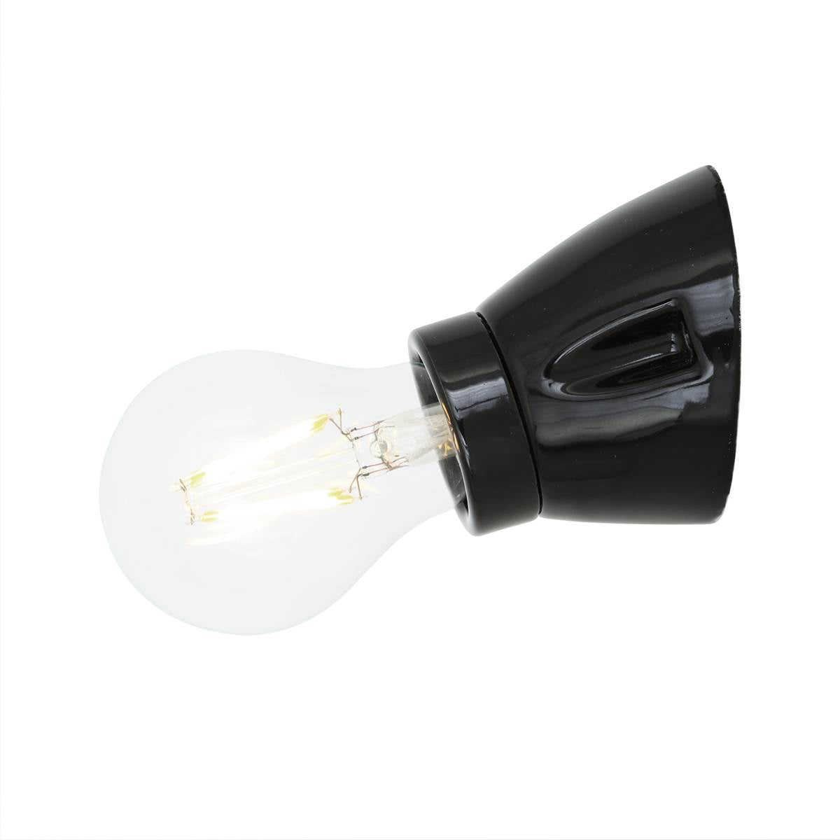 Baltimore Angled Flush Light Fitting | White - View 2