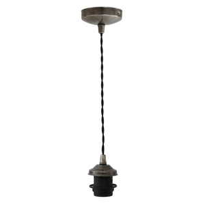 Doha Braided Suspension Pendant Light 8cm IP20 - Subtle Wear - View 2