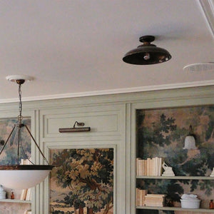 Telal Industrial Factory Flush Ceiling Light 32cm IP20 - View 9