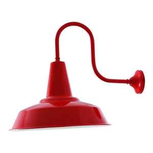 Hex factory industrial wall light - View 7
