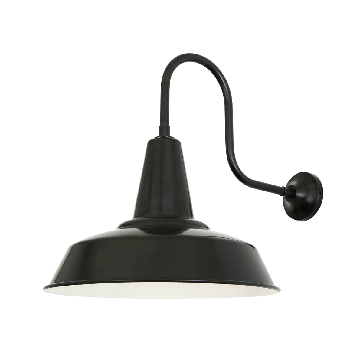 Hex factory industrial wall light - View 1