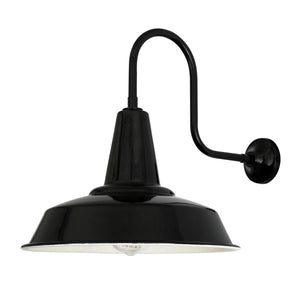 Hex factory industrial wall light - View 10