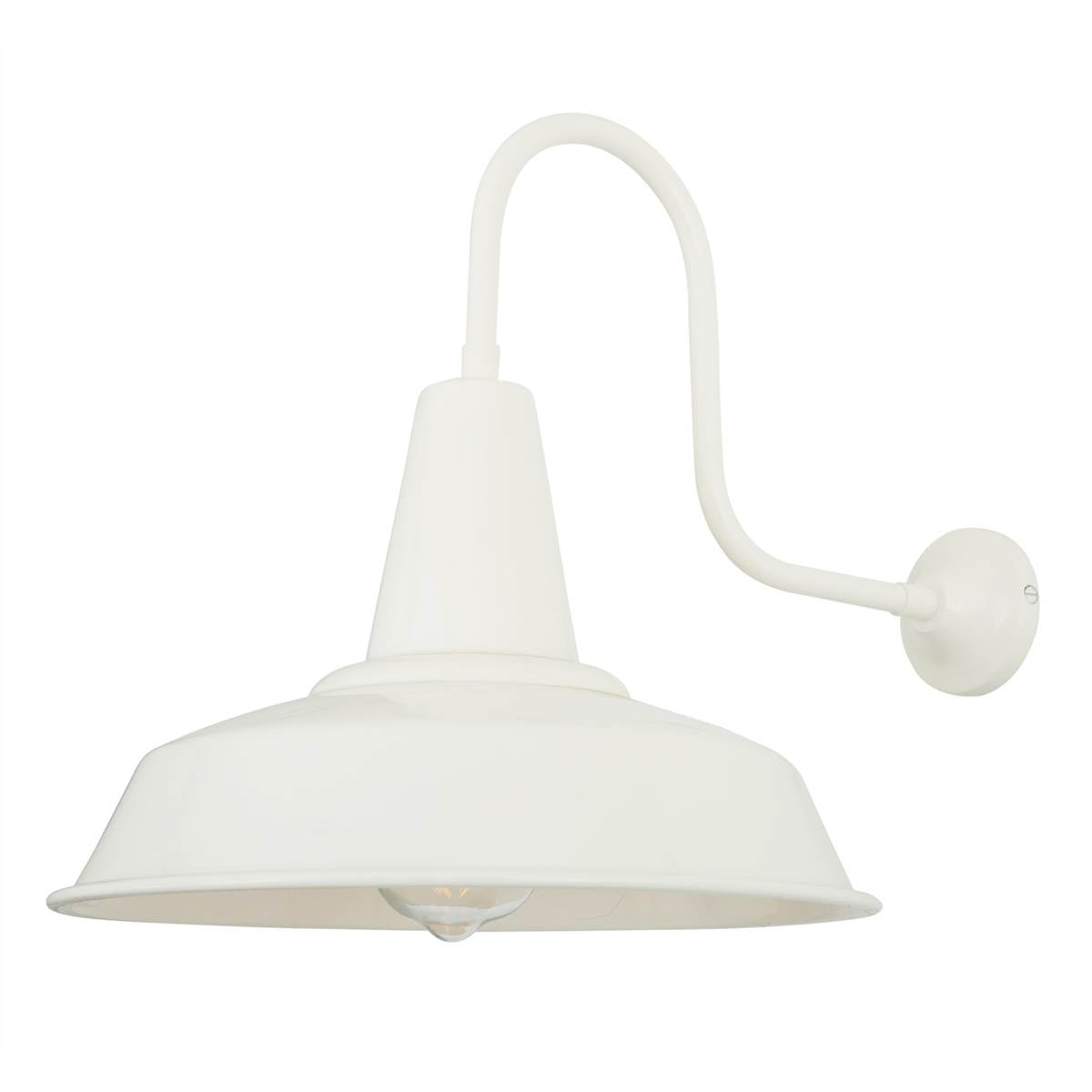 Hex factory industrial wall light - View 9
