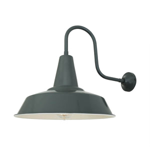 Hex factory industrial wall light - View 2