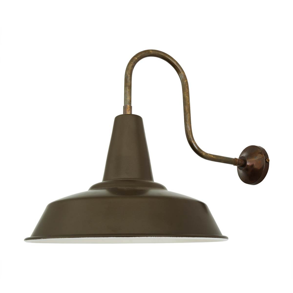 Hex factory industrial wall light - View 3