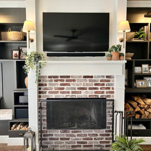 Tenby Modern Brass Wall Light with Fabric Shade 44cm IP20 - View 5