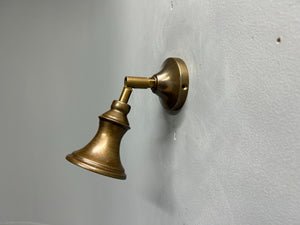 Stockton Adjustable Brass Vintage Wall Light 14cm IP20 - Main View