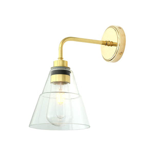 Kairi Modern Glass Bathroom Wall Light IP65 - View 5