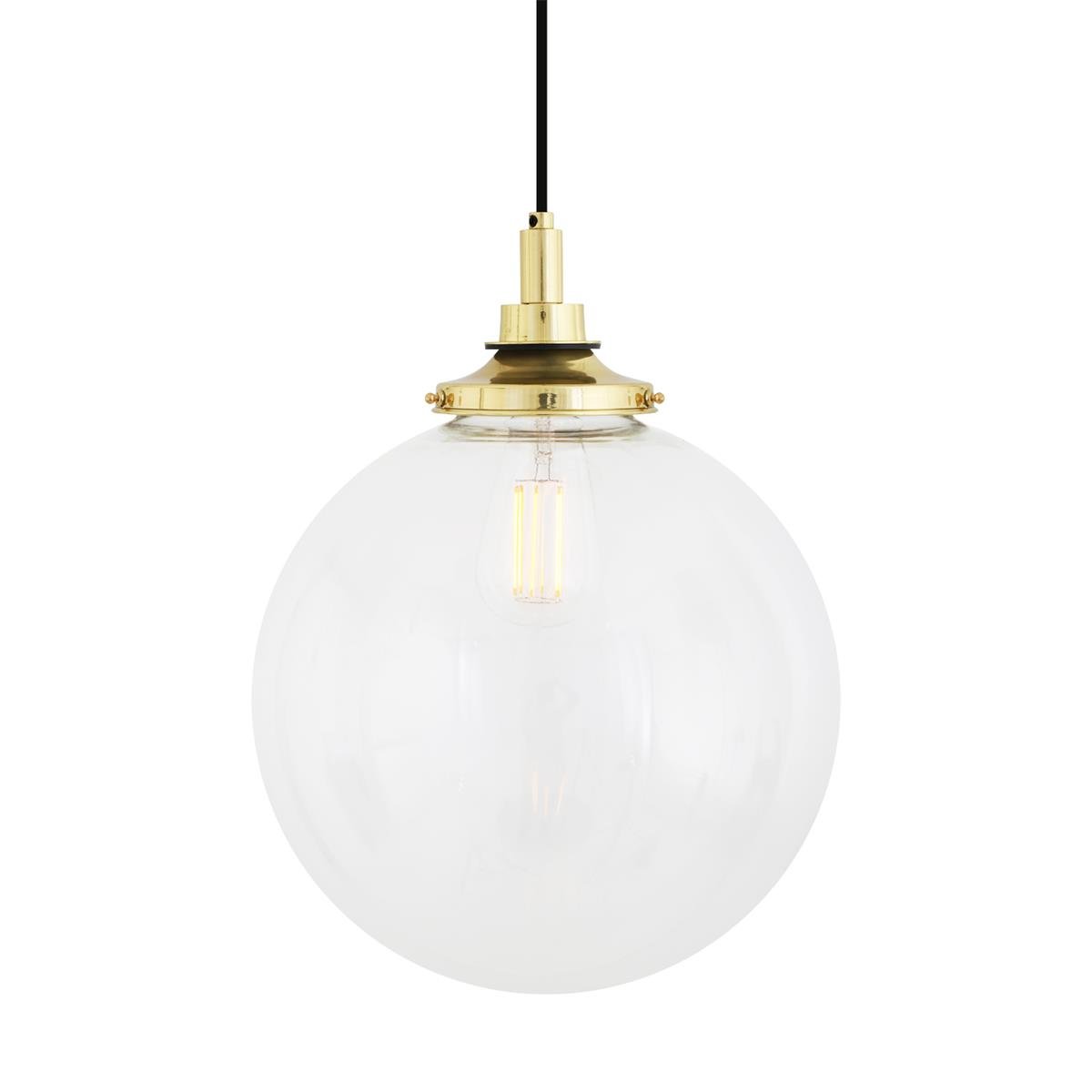 Laguna Globe Bathroom Pendant Light 30cm IP44 - View 2