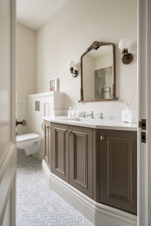 Shannon Small Glass Globe Bathroom Wall Light 12cm IP65 - View 10