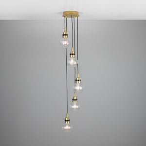 Seoul Bathroom Cluster Pendant IP65, 3-5 Light - View 24
