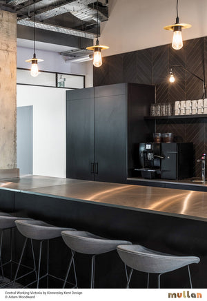 Kai Brass Bathroom Pendant Light IP65 - View 4