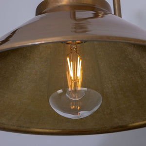 Nerissa Brass Swan Neck Wall Light 37.5cm IP65 - View 4