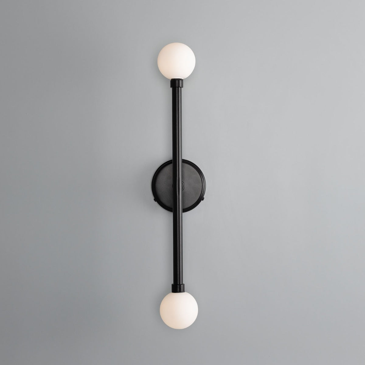 Monto Double Globe Slim Bathroom Wall Light 61cm IP44 - View 2