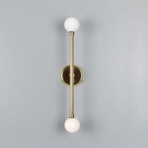 Monto Double Globe Slim Bathroom Wall Light 61cm IP44 - View 15