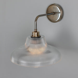 Mono Vintage Railway Glass Bathroom Wall Light 30cm IP65 - View 10
