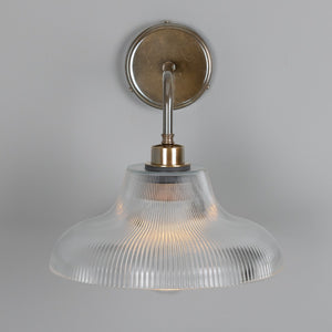 Mono Vintage Railway Glass Bathroom Wall Light 30cm IP65 - View 11