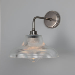 Mono Vintage Railway Glass Bathroom Wall Light 30cm IP65 - View 13