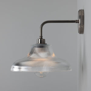 Mono Vintage Railway Glass Bathroom Wall Light 30cm IP65 - View 15