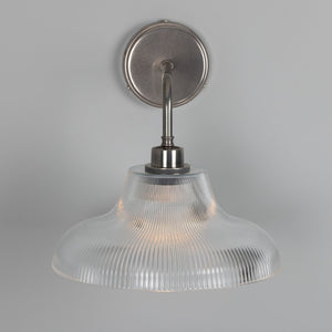 Mono Vintage Railway Glass Bathroom Wall Light 30cm IP65 - View 17