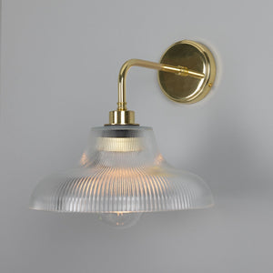 Mono Vintage Railway Glass Bathroom Wall Light 30cm IP65 - View 19