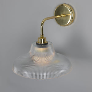 Mono Vintage Railway Glass Bathroom Wall Light 30cm IP65 - View 22