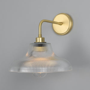Mono Vintage Railway Glass Bathroom Wall Light 30cm IP65 - View 1
