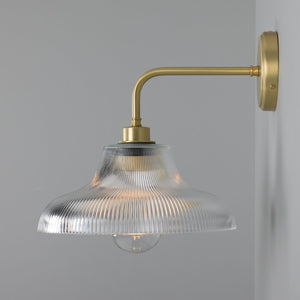 Mono Vintage Railway Glass Bathroom Wall Light 30cm IP65 - View 3