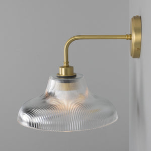 Mono Vintage Railway Glass Bathroom Wall Light 30cm IP65 - View 6
