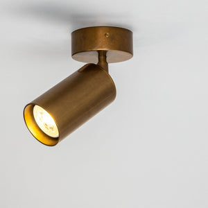 Evanston Directional Brass Ceiling Spotlight - View 4