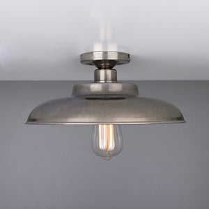 Telal Industrial Factory Flush Ceiling Light 32cm IP20 - View 4