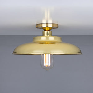 Telal Industrial Factory Flush Ceiling Light 32cm IP20 - View 6