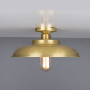 Telal Industrial Factory Flush Ceiling Light 32cm IP20 - View 7