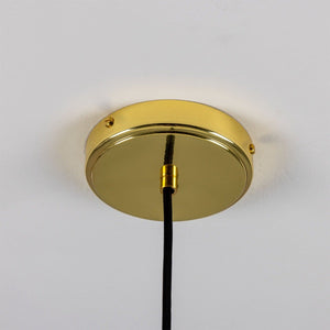 Osier Organic Ceramic Pendant Light 11.5cm, Matte White Striped - View 15